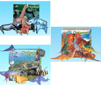 Origami Set mit farbig passenden Papier für Figuren Tiere Papierfalten Kreativ