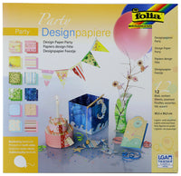 Folia Designpapier bedruckt 305x305mm Bastel Papier kreativ gestalten Muster DIY