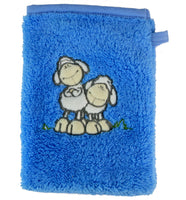 NICI Waschhandschuh Morgenstern Microfaser Waschlappen kuschelweich plüschig
