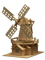 3D Holzbausatz Gebäude Häuser Kinder Bausatz aus Holz Bauwerke