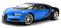 Bugatti Chiron Modell 1:24 Supersportwagen 19cm groß Welly Modellauto Super Car