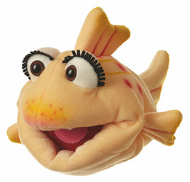 Handpuppe Flupsi Fisch mit bespielbarem Maul Living Puppets W551 Mund Plüschtier