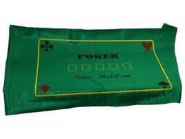 Pokertisch Tischauflage Pokertuch Filz grün 180x90 Spieltuch für Poker Auflage