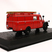 Modellauto Feuerwehr Hanomag LF 8 AL 28 Oldtimer 1:72- Rückansicht