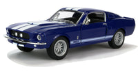 Modellauto Ford Shelby GT 500 von 1967 in blau