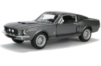 Modellauto Ford Shelby GT 500 von 1967 in silbergrau