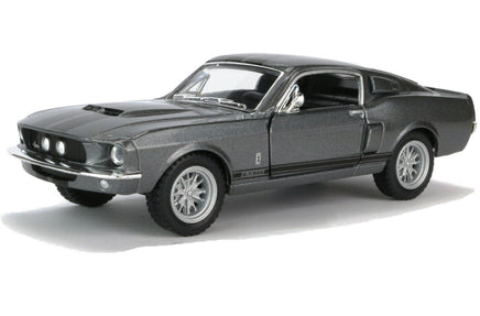 Modellauto Ford Shelby GT 500 von 1967 in silbergrau