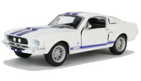 Modellauto Ford Shelby GT 500 von 1967 in weiß