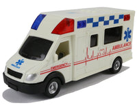 Modellauto verschiedene Einsatzfahrzeuge 18cm- Krankenwagen/ Ambulanz weiß