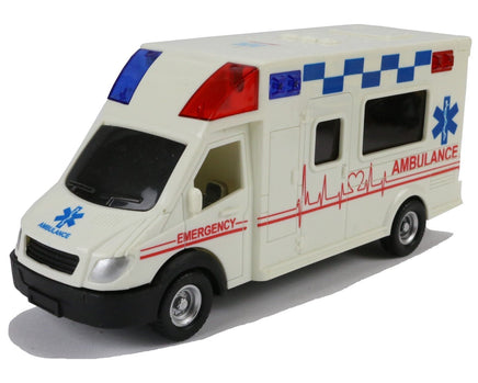 Modellauto verschiedene Einsatzfahrzeuge 18cm- Krankenwagen/ Ambulanz weiß