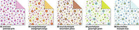 Origami Blütenkugel Florentine in 4 Farben-Faltpapier