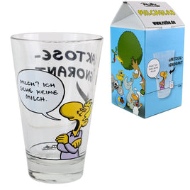 Ralph Ruthe Milchglas Laktose-Ignorant "Ich sehe keine Milch"