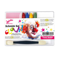 Schminkset Fasching verschiedene Charaktere- Clown