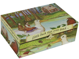Schmuckkästchen mit Spieluhr "Hänsel und Gretel"- geschlossener Deckel