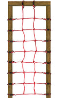 Spielturm Zubehör Kletternetz 75 x 200 cm groß- rot