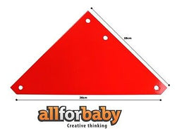 Spielturm Zubehör Eckverbinder für Dach  90° rot