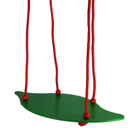 Spielturm Zubehör Hess Kinderschaukel grünes Blatt aus Holz 