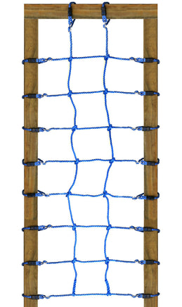 Spielturm Zubehör Kletternetz 75 x 200 cm groß- blau