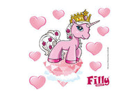Wandtattoo Kinderzimmer Filly Einhorn- Romance Rose rosa
