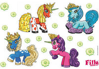 Wandtattoo Kinderzimmer Filly Einhorn