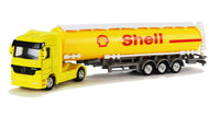 Welly Modell Shell Tanklastzug MB Actros 1:87 