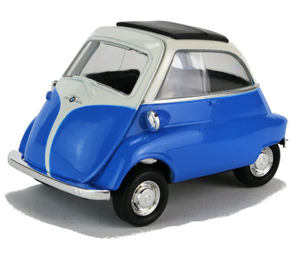 Welly Modellauto BMW Isetta 250 Oldtimer 9cm- blau