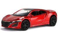 Welly Modellauto Honda NSX 2015 Hybrid 12cm- Rot