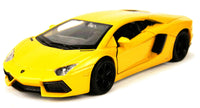 Welly Modellauto Lamborghini Aventador LP700-4  12cm- Gelb