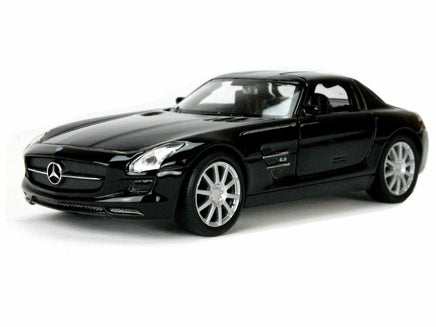 Welly Modellauto Mercedes SLS AMG Roadster 12cm- schwarz
