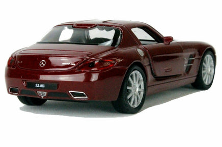 Welly Modellauto Mercedes SLS AMG Roadster 12cm- weinrot