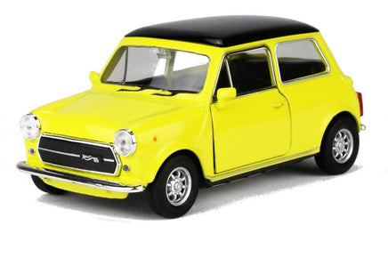 Welly Modellauto Mini Cooper 1300 Oldtimer 10,5cm- Gelb