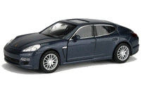 Welly Modellauto Porsche Panamera S - 12cm- blau silber metallic