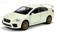 Welly Modellauto Subaru WRX STI Impreza Rallye Car 12cm-creme weiß