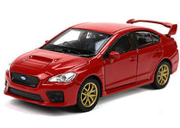 Welly Modellauto Subaru WRX STI Impreza Rallye Car 12cm-rot
