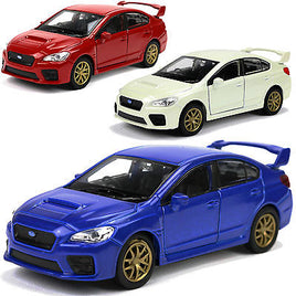Welly Modellauto Subaru WRX STI Impreza Rallye Car 12cm