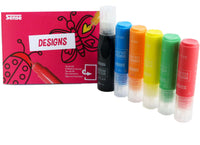 Window Color Set inkl. Vorlagen mit 5 Farbflaschen