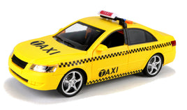XL Modellauto Yellow Taxi mit Licht & Sound 25cm