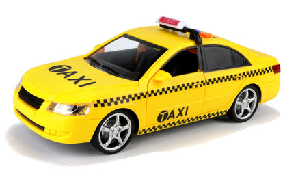 XL Modellauto Yellow Taxi mit Licht & Sound 25cm