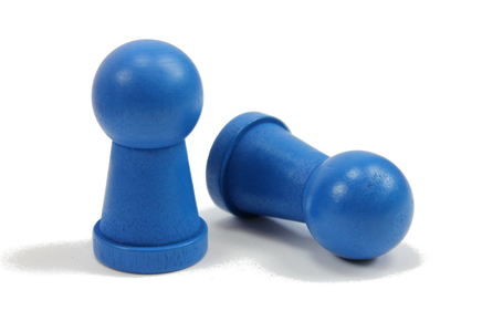 XXL Ludo Brettspiel 2-seitig für 4 & 6 Spieler- Spielfiguren