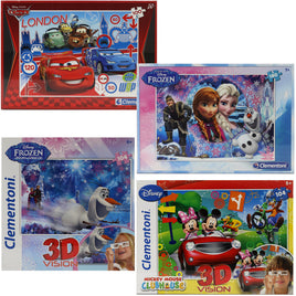 Clementoni Puzzle für Kinder Disney Cars Eiskönigin Micky Maus 100 - 180 Teile