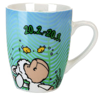 NICI Tasse aus Porzellan Kaffeetasse mit Motiv Kaffeebecher Pott Becher NEU