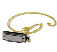 Mini- Mundharmonika mit Halskette 4cm Goki kleine Harmonika Kette für Kinder